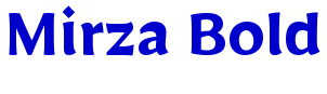 Mirza Bold フォント